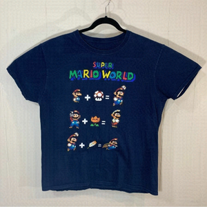 Nintendo Navy Super Mario TShirt Size XLarge